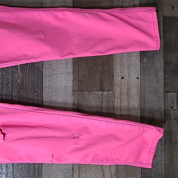 JC & JQ Jeans Hot Pink Skinny Leg 3X - Picture 5 of 14